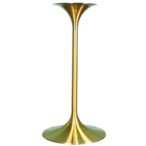 Gold tulip bar table base
