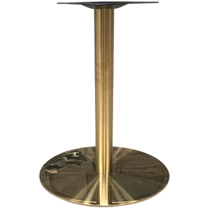 Stainless steel round table base