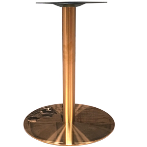 Stainless steel round table base