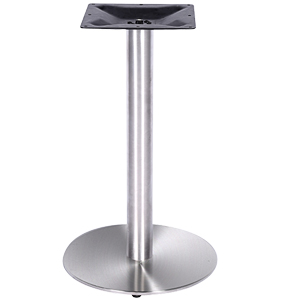 Stainless steel round table base