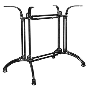 Cast iron long table base