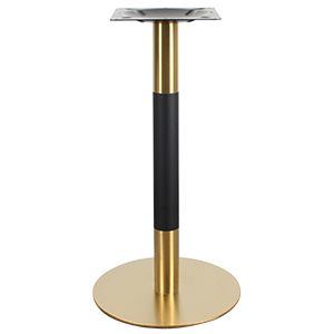 Stainless steel round table base