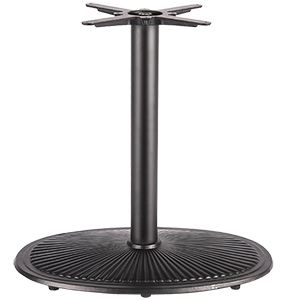 Cast iron disc table base 750mm