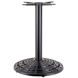 Cast iron table base