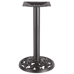 Cast iron table base