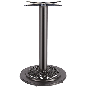 Cast iron table base