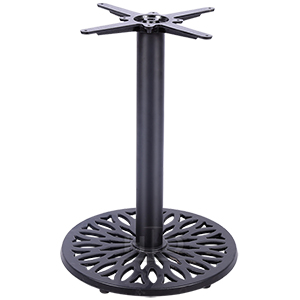 Cast iron table base