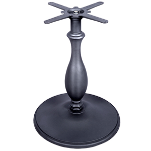 Heavy duty cast iron table base