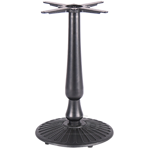 Cast iron table base