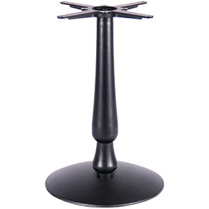 Cast iron table base
