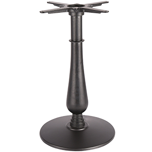 Cast iron table base