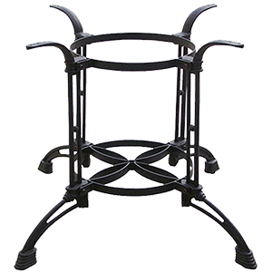 Cast iron table base