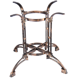 Cast iron table base