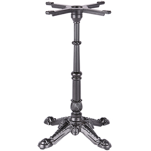 French bistro 4 leg table base