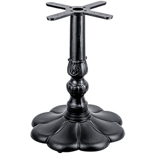 Cast iron table base