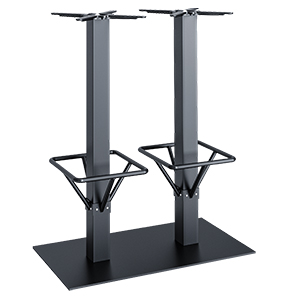 Steel double table base-HD-J256
