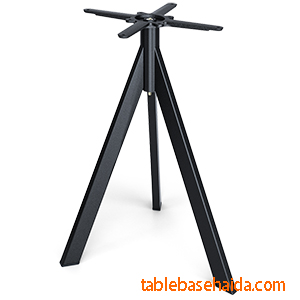 Steel double table base