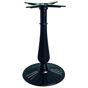 Cast iron table base